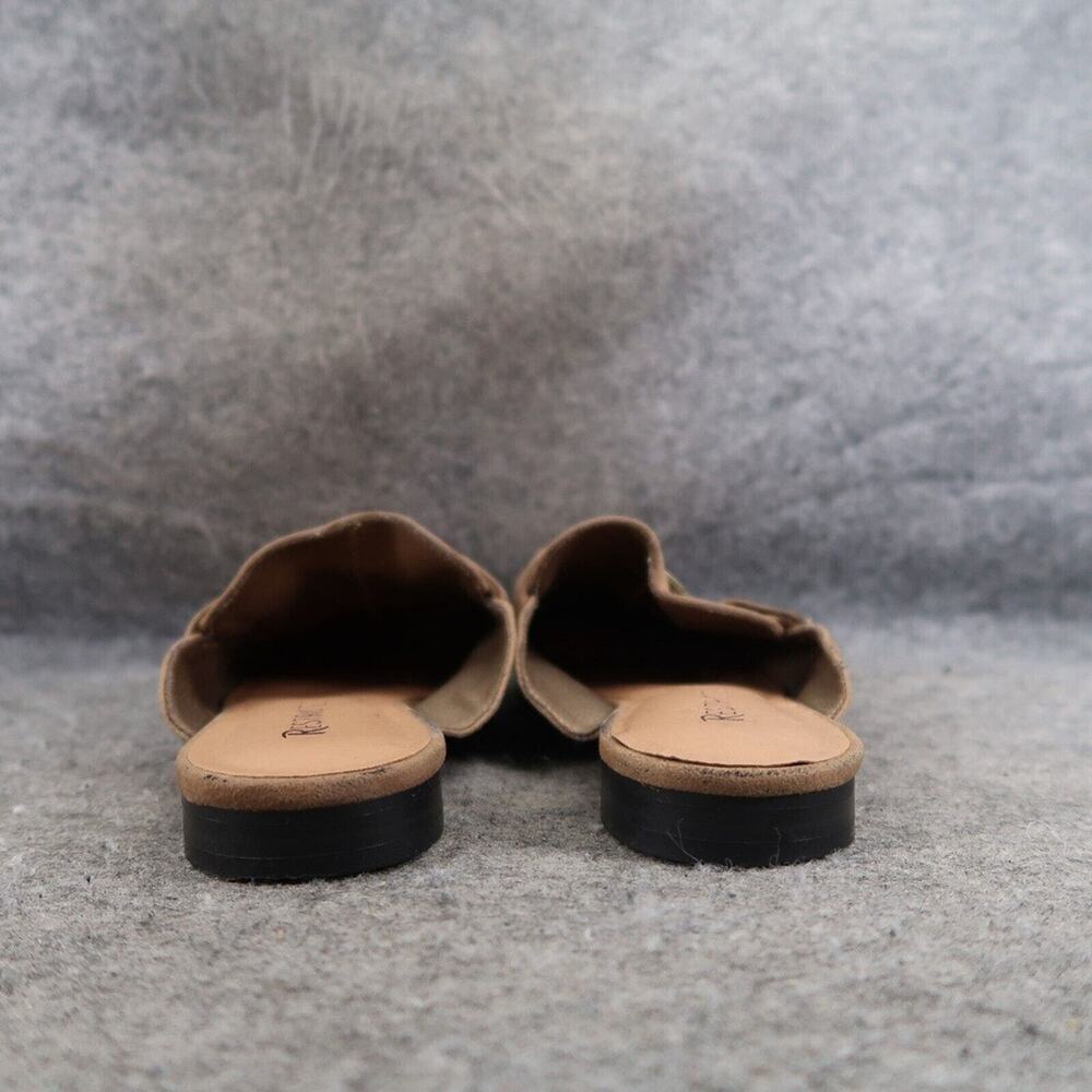 Restricted Shoes Womens 8 Mule Flats Slip On Classic Brown Casual Lifestyle - Picture 5 of 13